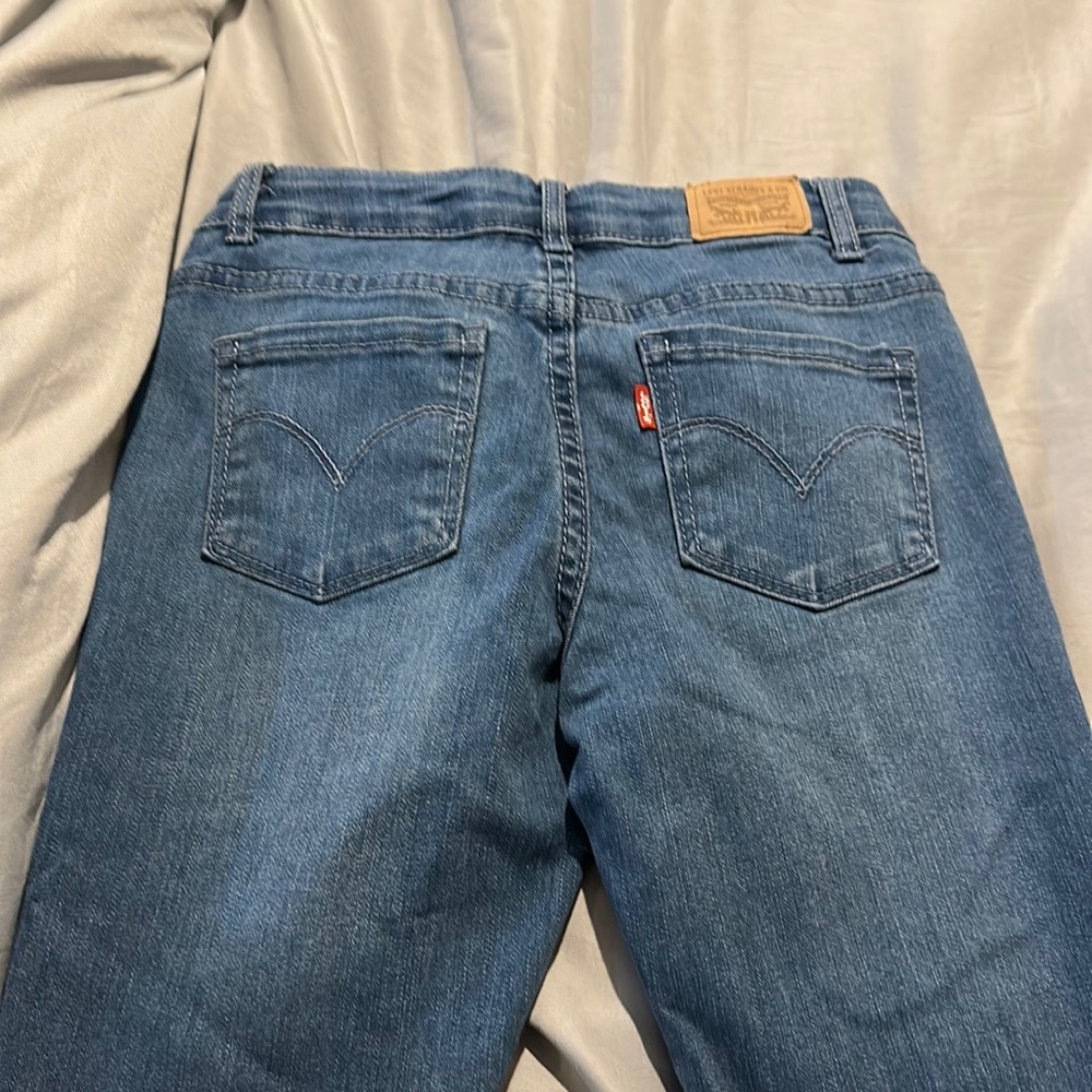 Six pair of girls Levi’s size 10 regular. New condition